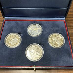 MONNAIE DE PARIS モネドパリ 記念銀貨 4枚セット ケース付き 銀貨 記念コイン SV900の画像3