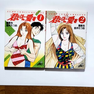 君だけに愛を　全２巻　金井たつお　集新矢　ジャンプコミックスデラックス　女子プロレス　ヤケあり　1995年発行