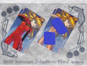  Evangelion telephone card .. Aska Langley 2 sheets set ........