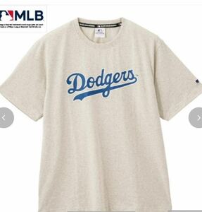 Ｌサイズ 新品MLB 半袖シャツ ロサンゼルス　ドジャース　大谷翔平　メジャーリーグ　ロゴTシャツ