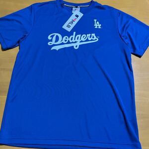 ＬＬサイズ 新品　MLB ドライ半袖シャツ ロサンゼルス　ドジャース　大谷翔平　メジャーリーグ　ロゴTシャツ