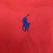 Ralph Lauren BLAKE ラルフローレン ボタンダウン 長袖シャツ 大きめ 赤 size M 75687_画像4