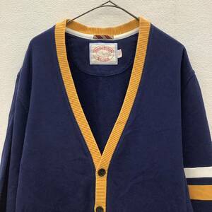 BROOKS BROTHERS ブルックスブラザーズ スウェット カーディガン size L ネイビー 78756