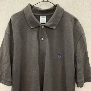 BROOKS BROTHERS ブルックスブラザーズ ポロシャツ 半袖 グレー size XL 78755