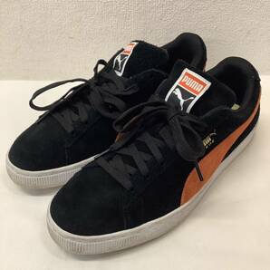 PUMA SUEDE プーマ スエード スニーカー 28cmブラック オレンジ 78753