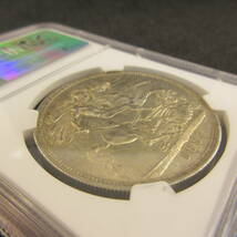 ≪黄金期の大型銀貨≫1887 イギリス 1クラウン 銀貨 NGC MS63 ヴィクトリア女王 ジュビリーヘッド アンティーク モダン コイン 金貨 銅貨_画像10