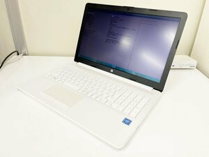 【UEFI起動確認済み／中古】HP Laptop 15-da0086TU (Celeron N4000, RAM4GB, SSD/HDD無し) ★本体＆ACアダプタ