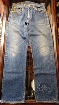 levi's 501 XX leather patch 50s vintage リーバイス ヴィンテージ レザーパッチ_画像3