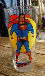 superman pepsi super series glass dc comics 1976 スーパーマン ペプシ アメコミ キャラクター グラス