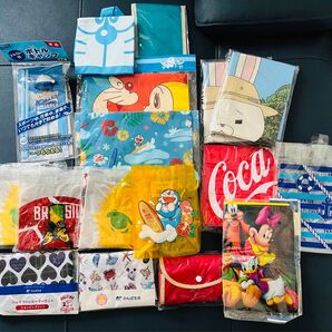 デットストックまとめ売り ドラえもんナップサック コカコーラビーチバック ボトルキャップ他