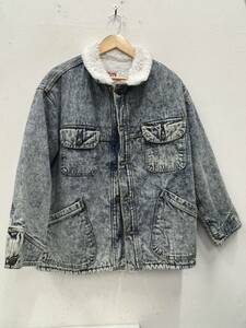 ⑮ levi’s リーバイス　Gジャン　Sサイズ　デニム　BLUブルー80s ボア