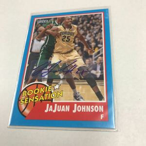 NBA 2011-12 Fleer RETRO Rookie Sensation auto Jajuan Johnson