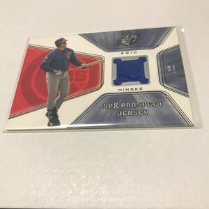 Eric Hinske 2001 UD SPX RC Jersey