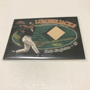 Chris Singleton 2000 Fleer Tradition Lumberjacks Bat /68