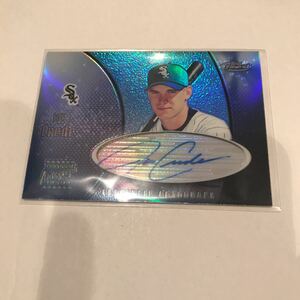 Joe Crede 2001 Topps Finest auto