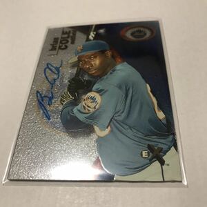 Brian Cole 2001 Fleer EX auto /2999