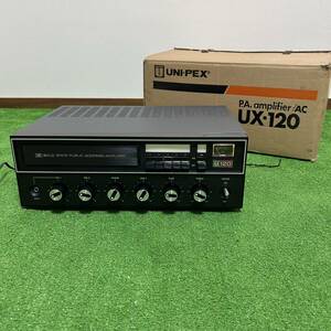 UNI-PEX UX-120 外箱付き 中古 現状品 アンプ 音 機材