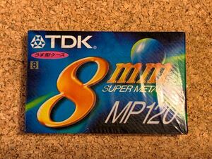 TDK 8mm super metal tape MP120 unopened unused click post shipping 