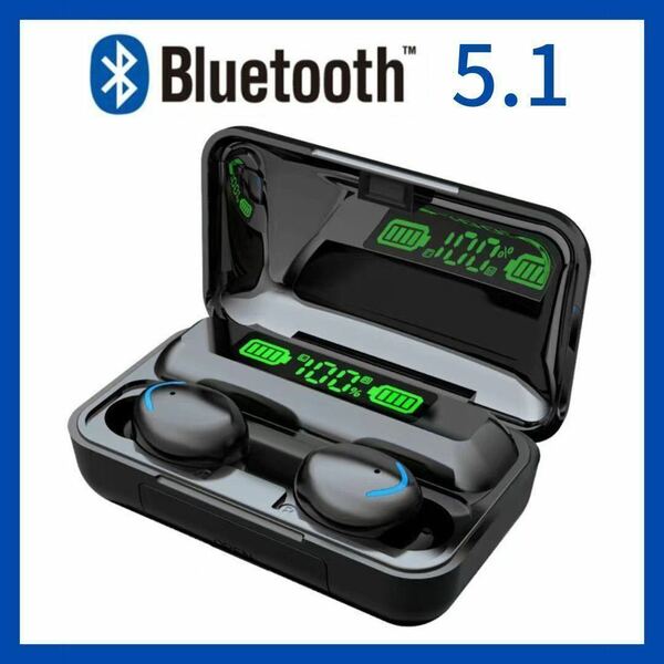 Bluetooth イヤホン ワイヤレスイヤホン　高音質 自動 ペアリング 防水 ブラック