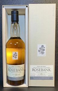 《時空を超えた一滴・ローランドからのレアな贈り物》ローズバンク25年　 distilled 1981 Natural Cask Strength Bottled in 2007