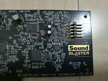 クリエイティブ Sound Blaster Audigy Fx SB-AGY-FX SB1570　稼働品　送料無料_画像2