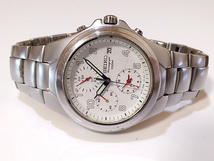 【 ジャンク 】 SEIKO 7T92-0BS0 Small Seconds Hand Chronograph Wrist Watch with Date セイコー クロノグラフ クオーツ スモセコ 腕時計_画像2