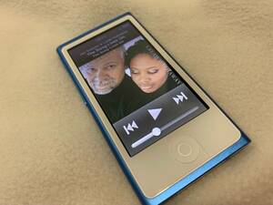【美品】Apple iPod nano 第7世代 16GB ブルー