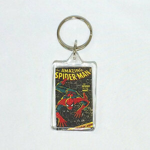 MARVEL (マーベル) Spider-Man (スパイダーマン) Magazine キーリング キーホルダー