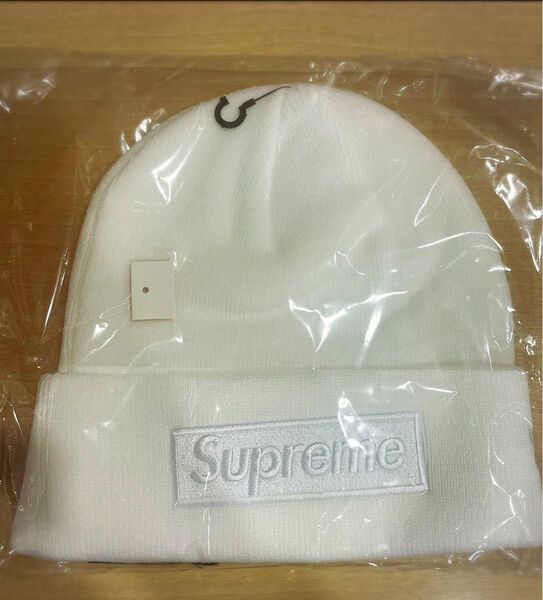 Supreme New Era Box Logo Beanie White シュプリーム ニューエラ ボックス ロゴ 23fw