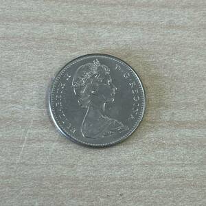 【TK0213②】カナダ ニッケル 5セント 1965年 Canada 貨幣 硬貨 約4.5g 5cents 古銭 コイン 