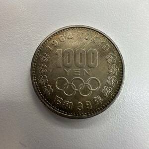【TM0309】1964年 昭和39年 東京オリンピック 記念 千円 銀貨 貨幣 硬貨 コイン レトロ アンティーク コレクション