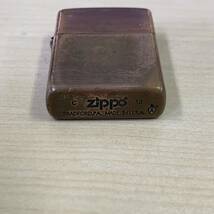 【T0325】ZIPPO ジッポ 無地 銅色 真鍮？ オイルライター 着火剤 嗜好品 コレクション アクセサリー タバコ 喫煙グッズ 着火未確認_画像3