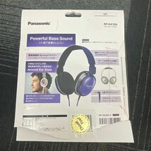 【TM0325】ヘッドホン RP-HX350 Panasonic パナソニック パープルカラー 電化製品 家電 音家電 ヘッドフォン ステレオヘッドホン_画像8