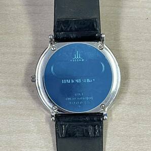 【T0326】HATTORI SEIKO 服部セイコー 18KT刻印 8N70-6010 CREDOR クレドール メレダイヤ? 不動品 腕時計 動作未確認 ベルト劣化有りの画像5