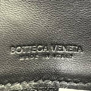 【TS0326】BOTTEGA VENETA ボッテガヴェネタ イントレチャート カードケース ブラック 黒 保存箱 保存袋の画像7