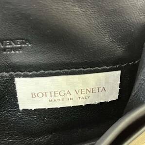 【TS0326】BOTTEGA VENETA ボッテガヴェネタ イントレチャート カードケース ブラック 黒 保存箱 保存袋の画像9