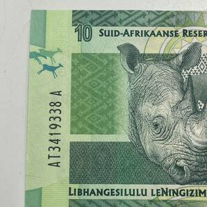 【TK0330】南アフリカ 10 ランド 札 紙幣 海外 SOUTH AFRICA TEN RAND 外国 貨幣 コレクションの画像6