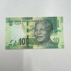 【TK0330】南アフリカ 10 ランド 札 紙幣 海外 SOUTH AFRICA TEN RAND 外国 貨幣 コレクションの画像1