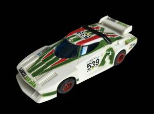 当時物 昭和 レトロ バンダイ 日本製 スーパーカー ランチャ ストラトス ターボ BANDAI LANCIN STRATOS TURBO ラリーカー ミニカー トミカ