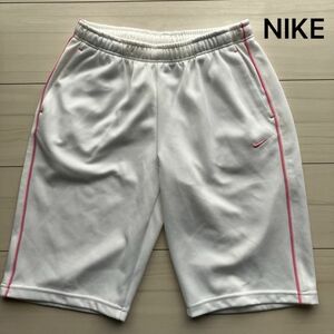 NIKE ナイキ ハーフパンツ ホワイト 白 ピンク Lサイズ