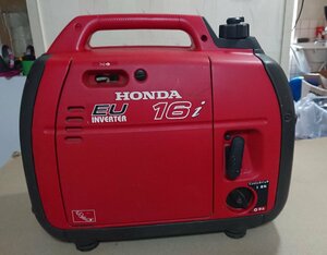 【中古品・法人限定】HONDAインバータ発電機 EU16i　軽量コンパクト