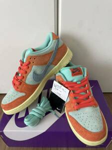 Nike SB Dunk Low Pro PRM Orange and Emerald Riseナイキ SB ダンク ロー プロ PRM オレンジ アンド エメラルドライズ 26.0cm