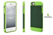 スマホケース カバー iPhoneSE(第一世代) 5 5s SwitchEasy グリーン 緑 ポリカーボネート 保護フィルム クロス TONES Green_画像2