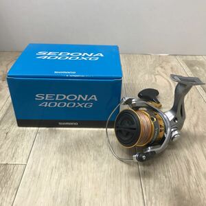 190 D 1円〜 釣り SHIMANO SEDONA 4000XG シマノ 17 セドナ スピニング リール 中古