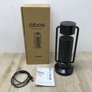 164 D 1円〜 Canon albos ライト & スピーカー Light & Speaker ML-A ブラック キャノン アルボス 動作確認済み 中古