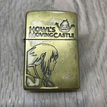 E◆ Zippo ジッポー / スタジオ ジブリ ハウルの動く城 オイルライター 2013年製 木箱付 STUDIO GHIBLI ジッポ _画像3