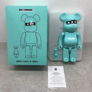 E◆ BE@RBRICK ベアブリック / GOD SELECTION XXX 10th Anniversary MINT 100% & 400% 開封済み メディコムトイ 