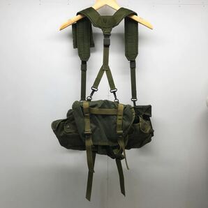 126 D 1円〜 ミリタリー ベトナム戦争 装備一式 M67 アムニッションポーチ キャンティーンポーチ ベルト ハーネス 米軍放出品 中古の画像7