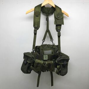 126 D 1円〜 ミリタリー ベトナム戦争 装備一式 M67 アムニッションポーチ キャンティーンポーチ ベルト ハーネス 米軍放出品 中古