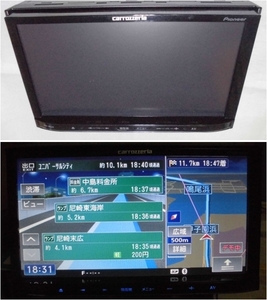 ■carrozzeria カロッツェリア ワンセグ DVD Bluetooth メモリーナビ SDナビ AVIC-MRZ07 地図データ 2011年